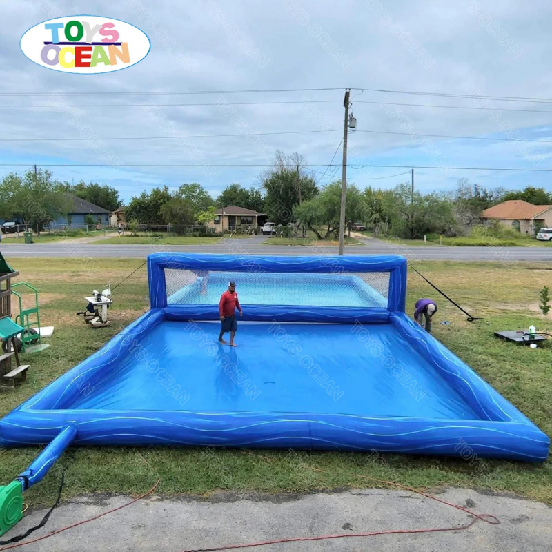Kids Outdoor Pool - Terrain de volley-ball gonflable personnalisé de