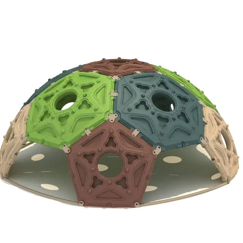 Kids Outdoor Dome Climber - Structure de jeu modulaire colorée pour