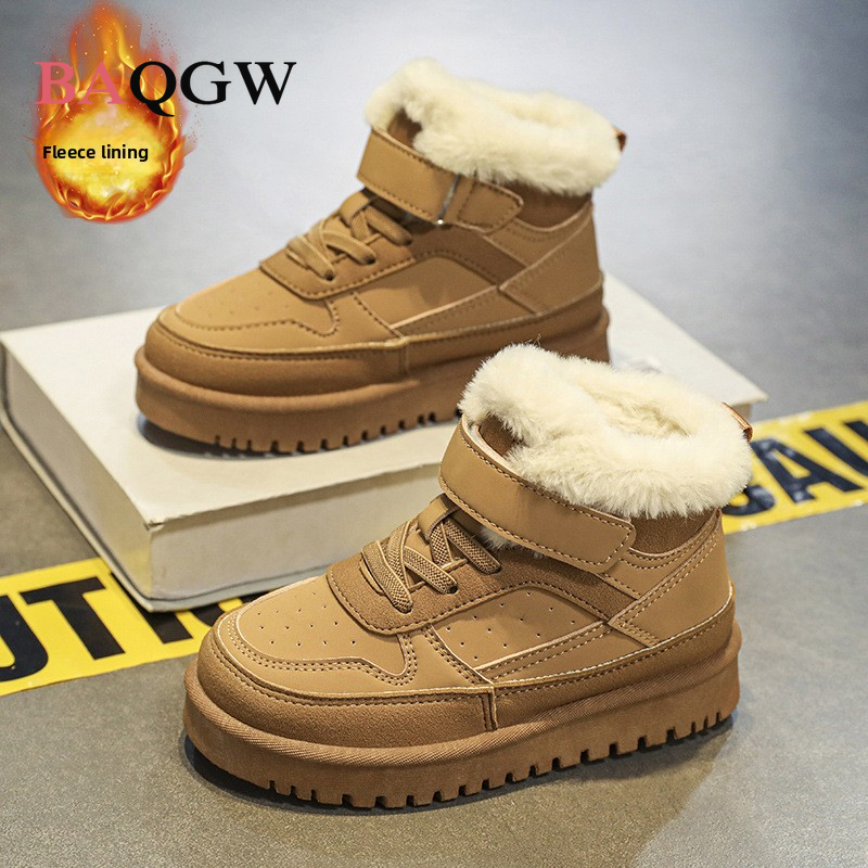 Kids Outdoor Boots - Bottes d'hiver en coton pour enfants,