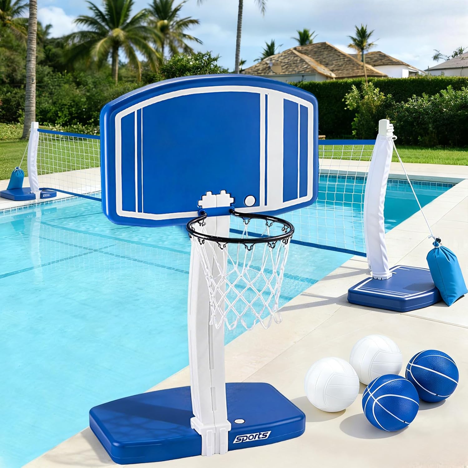 Basketball Hoop Outdoor - Panier de basket-ball et filet de