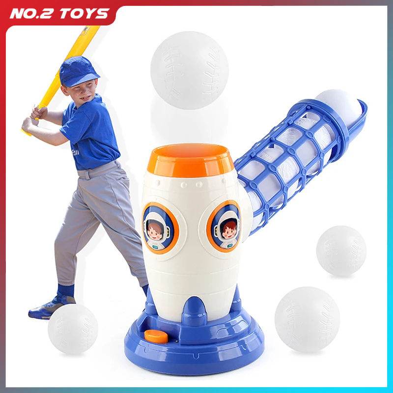 Kids Indoor Outdoor Games - Machine de Baseball à lancement automatique,