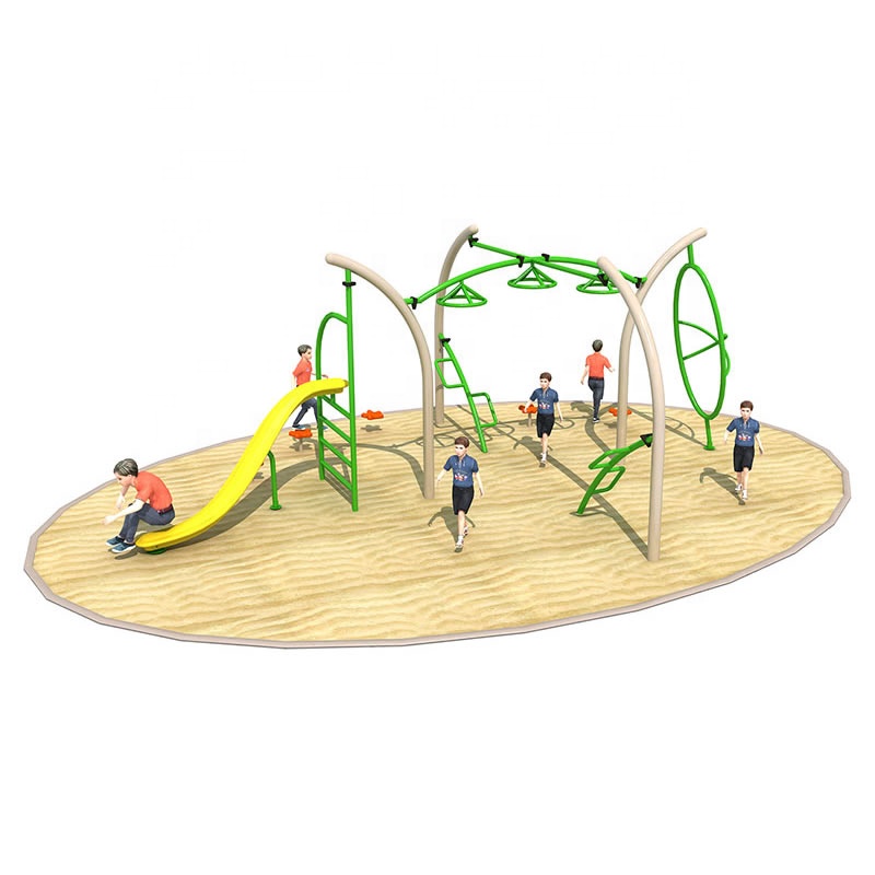 Kids Outdoor Gym Equipment - Barres de grimpe en métal pour