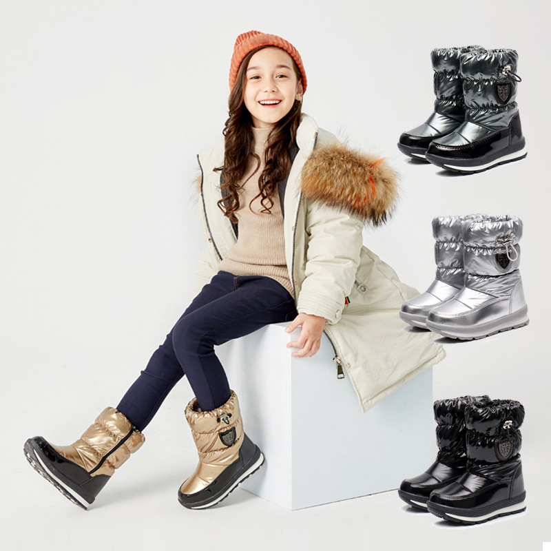 Kids Outdoor Boots - Bottes de neige montantes pour enfants,