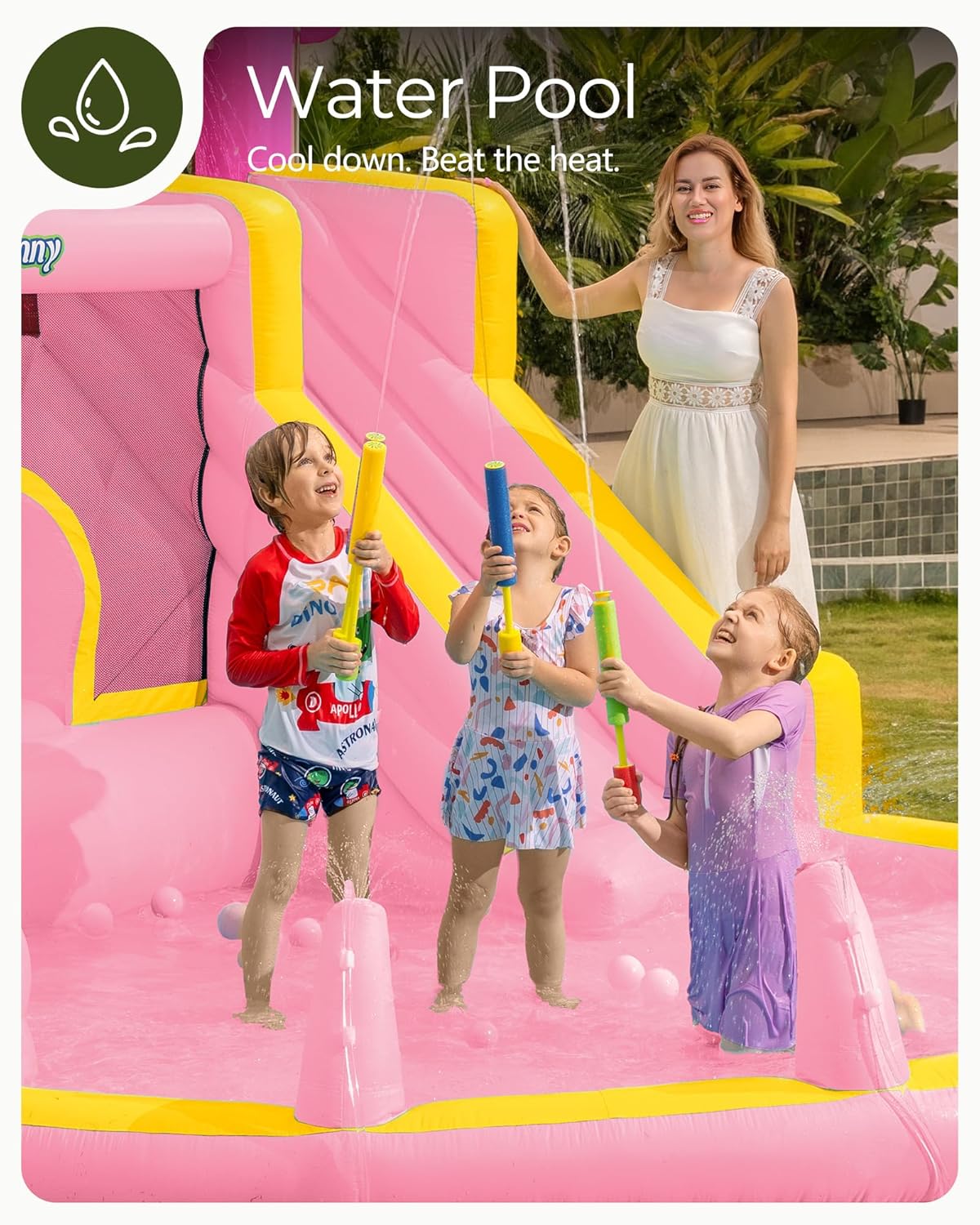 Toboggan aquatique gonflable r - Kids Outdoor Pool avis et prix