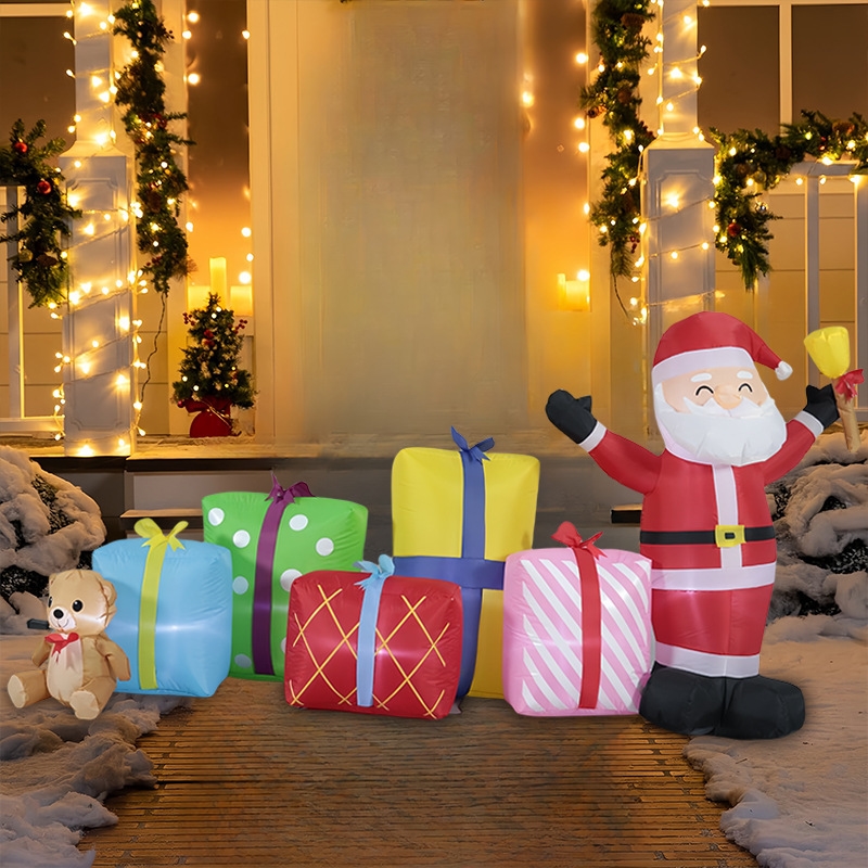Boîte cadeau gonflable lumineu - Kids Outdoor Yard avis et prix