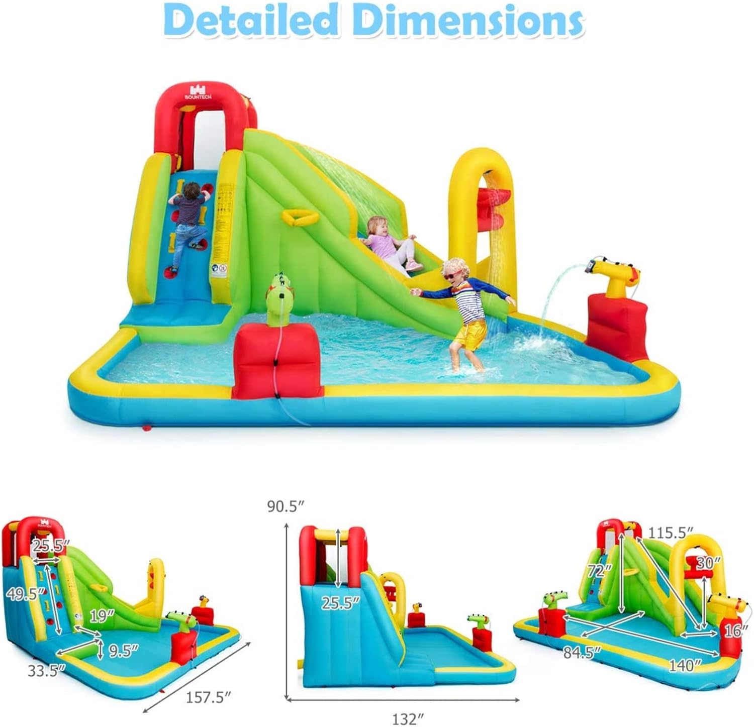 Parc aquatique gonflable géant - Kids Outdoor Pool avis et prix