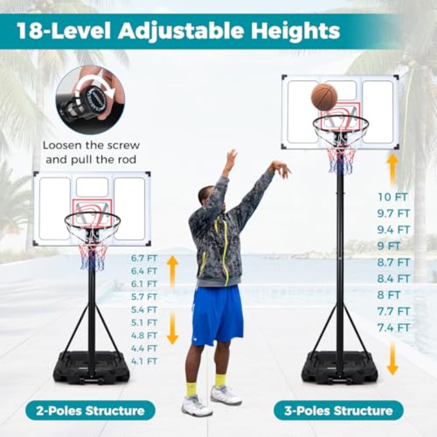 Panier de basket-ball d'extéri - Basketball Hoop Outdoor avis et prix