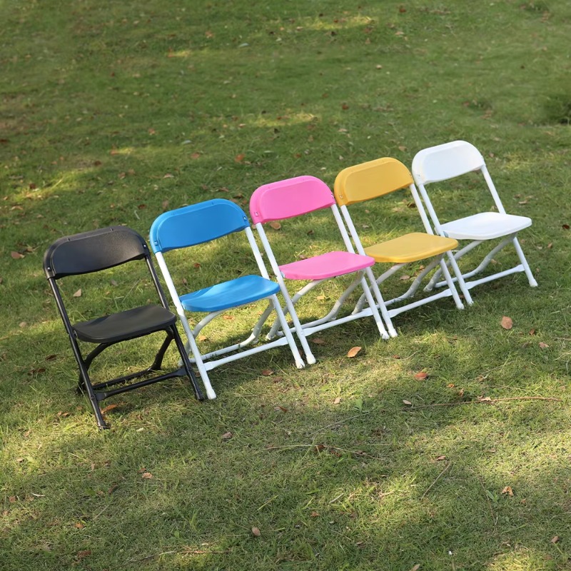 Chaise pliante en acier et pla - Kids Outdoor Chair Plastic avis et prix