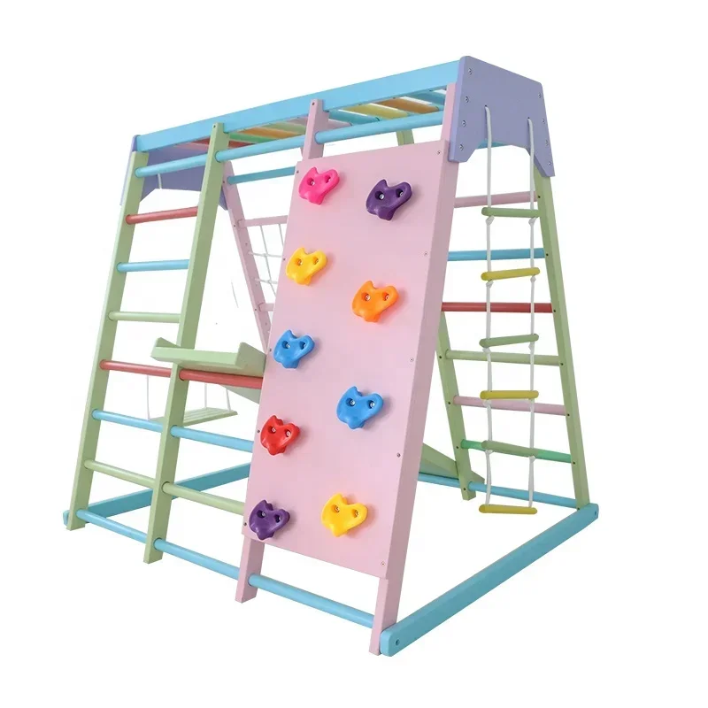 Structure d'escalade en bois p - Kids Outdoor Gym Equipment avis et prix