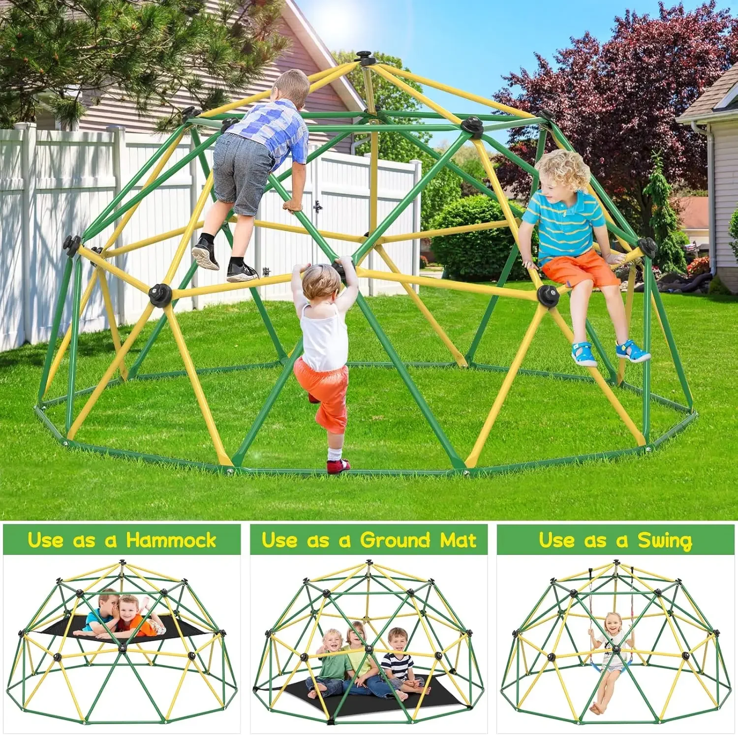 GIKPAL Dôme d'escalade, Dôme d - Kids Outdoor Dome Climber avis et prix